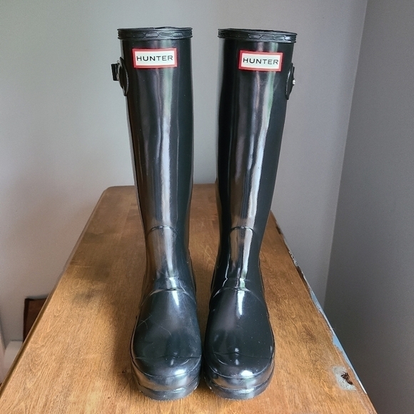 Hunter Tall Original Gloss Rain Boots - Picture 3 of 13